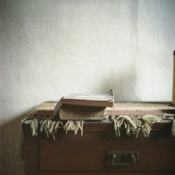 still life with books